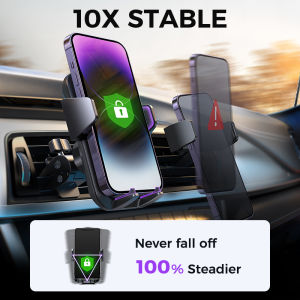 joyroom | Joyroom Universal Car Phone Holder GPS Phone Mount Smart Cellphone HandFree Air Vent Car Mount Stand For iPhone 14 13 Samsung