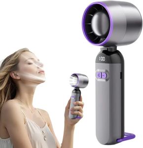 พัดลมพกพา พัดลมมือถือ ความเร็วฤดูร้อน พัดลมพกพาขนาดเล็ก ผู้หญิงผู้ชาย พัดลมส่วนตัวสําหรับท่องเที่ยว วันหยุด แคมป์ปิ้ง ฯลฯ