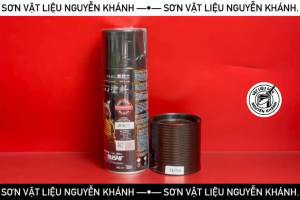 Sơn Xịt Samurai H255 Màu Đen Lấp Lánh – Sơn Xe Máy Nhựa Kim Loại 400ml