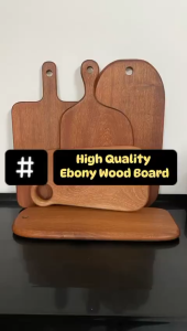 Wood Board - High Quality Ebony Wood | Cheese Board | Serving Platter Tray | Wood Tray Paddle Design