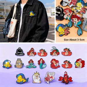 Disney | Mixed Classic Cartoon Enamel Pins Princess Brooch Lapel Pin Badge 1-5pcs for Backpack Clothing Accessories Fashion Gifts