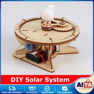 Childrens Educational Toy Desktop Ornaments Montessori Solar System 3D Puzzle Set DIY Model Scientific Knowledge Cognition Gift