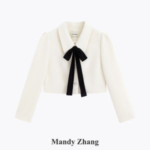 Wool Ribbon Short Jacket