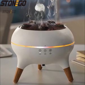 Quiet Jellyfish Humidifier for Bedroom 28dB Aromatherapy Diffuser with 7 Color Lights Automatic Shutoff Cool Mist Home Decor