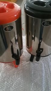 ถังชา TEA BARREL COOLER ที่มีความงาม 6/8/10 ลิตร สีดำ/นำ้ตาล/แดง เสริมความสะอาดสามารถเก็บความร้อนนาน 24 ชั่วโมง สามารถส่งผ่านกับสินค้าได้