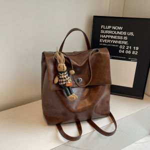 Lightweight Large Capacity Commuter Womens Bucket Bag Simple Style Backpack for College Students Fall 2025 New Arrival