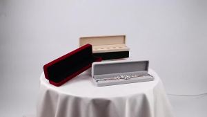 Simple Octagonal Colored Velvet Jewelry Box Pearl Necklace Box Jewelry Storage Box Necklace Storage Jewelry Necklace Gift Box