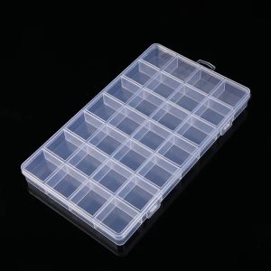 Hộp Đựng Đồ Nhựa 28 Ngăn Có Khe Cắm Hạt Hộp Đựng Trang Sức Phân Loại Chống Rối Ngăn Chứa Phụ Kiện Và Hạt Cườm