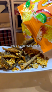 Papa-T Crispy Salmon Skin (Tom Yum / Salted Egg) 64g