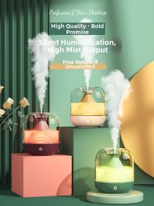 Portable Wireless Ultrasonic Humidifier 2024 New Model Large Fog Output for Office Home Bedroom Baby Room Student Dormitory Gift