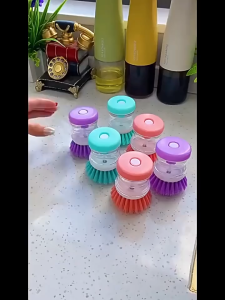 Alat Sikat Inovatif Tempat Sabun Sikat Pembersih Panci Sikat Dapur Cuci Piring 7cm x 5cm