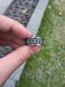 Năm 2022 Nam 316L Thép Không Gỉ Đầu Lâu Nhẫn Độc Đáo Ares Vị Thần Chiến Tranh Vintage Aegishjalmur Dân Tộc Cưới Ban Nhạc Trang Sức Thời Trang