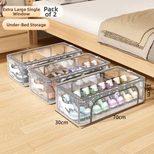 SIVASS | Foldable Space Saving Dustproof Shoe Storage Box