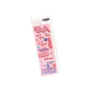 Cute Korean Japanese English Bubble Dialog Stickers Hand Account Planner Diary Scrapbook Stationery DIY Decorative Stickers