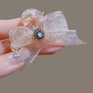 Trendy Small Size Butterfly Knot Hair Clip Womens Side Bangs Double Sided Hair Accessories Summer Fashion Hair Grips