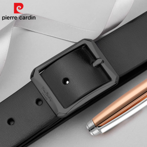 Thắt lưng Pierre Cardin chính hãng khóa kim dây da bò thật PCJ1194