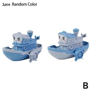 Clockwork Steamer Toy Funny Windup Steamship Tub Toy Steamboat Water Toy Clockwork Boat Pool Toy For Baby Bath Toys