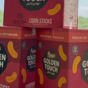 Tomato Chips Golden Touch Box 24x40g Crispy Snack Premium Imported Potato Chips