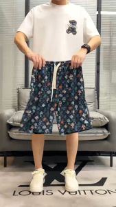 CZ HOME กางเกงขาสั้นแฟชั่นน่ารัก สามารถสวมใส่ได้ทั้งชายหญิง ลวดลายสมัยใหม่ใส่สบาย QC-DK8023