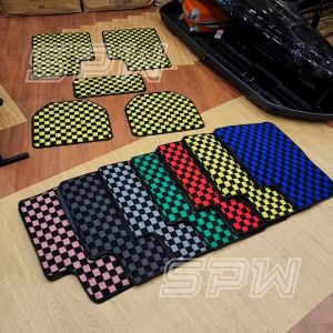 (Premium) Universal Carpet Dadu V2 Checkmate Dice Carpet Car Mat Premium Mat Karpet Thailand Floor Mat Anti-Slip