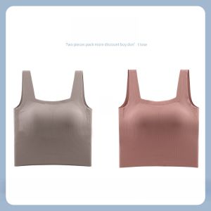 MiiOW | เสื้อกั๊กคอเหลี่ยมสไตล์คลาสสิกสำหรับผู้หญิงในฤดูร้อนปี 2025 พร้อมแผ่นเสริมหน้าอก ป้องกันการเปิดเผย ดีไซน์หลัง U เสื้อชั้นในแบบลำลอง