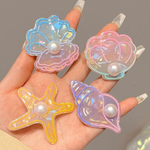 🔥Fancy Starfish Shell Hair Clip Sweet Girl Duckbill Clip Pearl Hair Clip Cute Bangs Clip LovelylifeFu👍