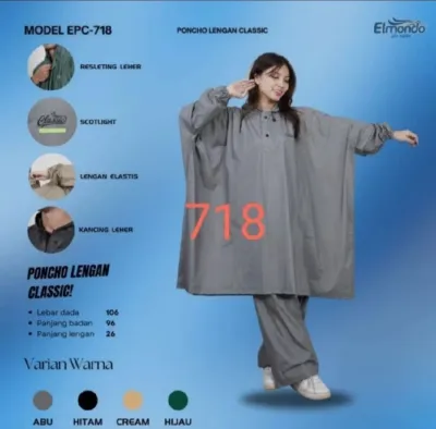 JAS HUJAN JUMBO SETELAN ELMONDO 716 DAN 718