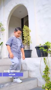 Baju Koko Anak Lengan Pendek & Celana Polos 4-12 Tahun Setelan Pakaian Anak Koko Yushar Y2 Kidswear
