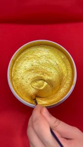 Sơn nhũ trang trí 24k ánh kim ngoại thất cao cấp và cọ vẽ hoa văn