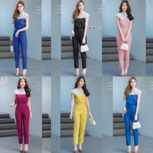 CC 9658 ชุดเซท ชุดทํางาน ใส่สวย (ฟรีไซส์ M อก 32-38 เอว26-34 สพ36-40)