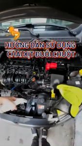 Chai xịt đuổi chuột Samurai Care hương bạc hà cho xe hơi xua đuổi chuột trong nhà  sân vườn hiệu quả và an toàn