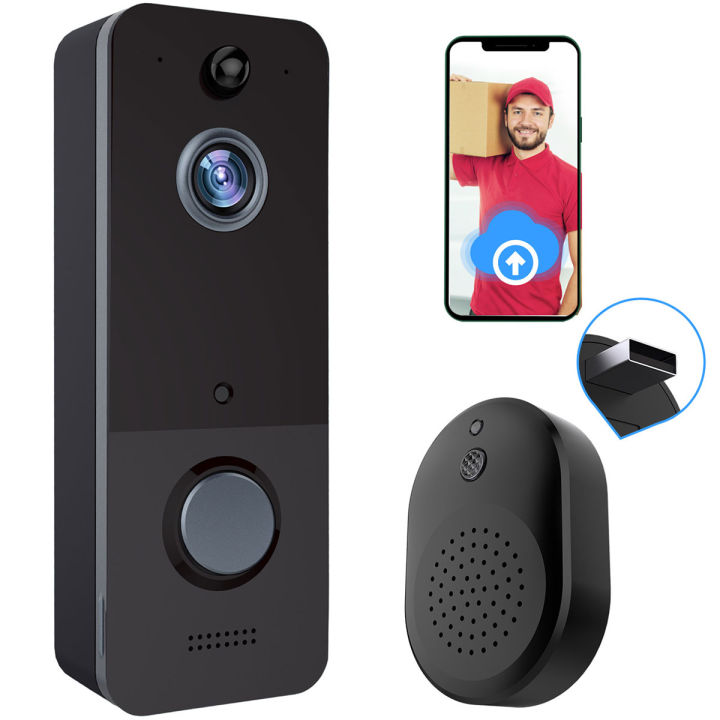 Wireless WiFi Video Doorbell Camera Door Bell with Human Motion