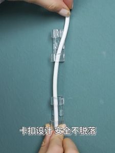 Bộ 20 nẹp dây điện giữ cố định dây sạc cáp sạc thông minh có kèm keo dán siêu dính