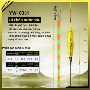 CHUANZE | Phao Câu Cá Chép Băng Ngày Đêm Độ Nhạy Cao