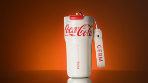 GERM Tumbler Botol Air Termos Coca Cola Collection Stainless Steel Small Waist Coffee Cup Thermos Water Bottle 700ml