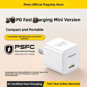 PISEN | Fast Charging Head Type C 30W Charger for DJI Cameras