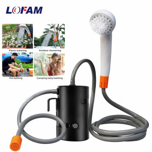 Portable Hiking Camping Shower Rechargeable Outdoor Electric Shower Pump For Watering Flowers Beach Travel Car Pet Washing