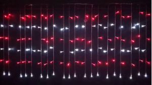 Gifs Home Lampu Tumblr Tirai LED Warna Merah Putih Packing Kotak Dekorasi 17 Agustus Lampu Dekorasi