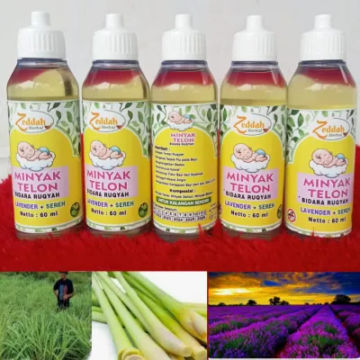 Minyak Telon Bidara Ruqyah Lavender + Sereh 60ml