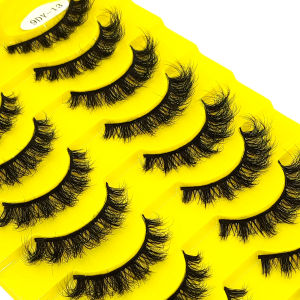 ขนตาปลอม 3 มิติ แบบขนมิงค์ 10 คู่ ขนตาแมว ฟู งอน งอได้ ดูเป็นธรรมชาติ เหมือนขนนก น้ำหนักเบา