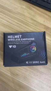 ชุดหูฟังบลูทูธไร้สายสำหรับหมวกกันน็อค ไมโครโฟนแบบนิ่ม กันน้ำ IPX6 เชื่อมต่อ Bluetooth 5.3 ติดตั้งง่าย(XX73)