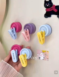 Storage Clip Suction Cup Wall Mounted Storage Rack Multi-purpose Accessories Plastic towel Multiple Clamp Office