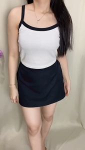 BestStore - Tanktop Rib Square Neck / Tanktop Rib Stretch