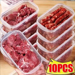 10/20pcs Refrigerator Crisper / Meat Freezer Fresh-Keeping Box with Lid / Vegetable Fruit Storage Container / Picnic Lunch Box / Household Kitchen Sealed Case