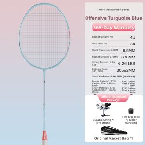 Umay(佑美) | Ultra-light Durable Offensive Carbon Fiber Badminton Racket