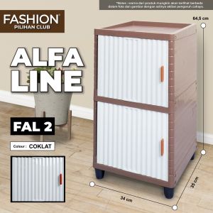 CLUB Fashion SINGLE - Lemari Pakaian Plastik - Rak TV Plastik - Lemari Susun Serbaguna - Kabinet