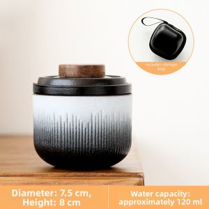 Portable Travel Tea Set with Filter 2 Cups