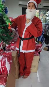 #ชุดซานต้าผู้ใหญ่ ครบเซ็ท ฟรี ชุดคริสต์มาส ชุดแแฟนซีผู้ใหญ่ เครื่องแต่งกายที่เทศกาลคริสมาส ส่งจากไทย