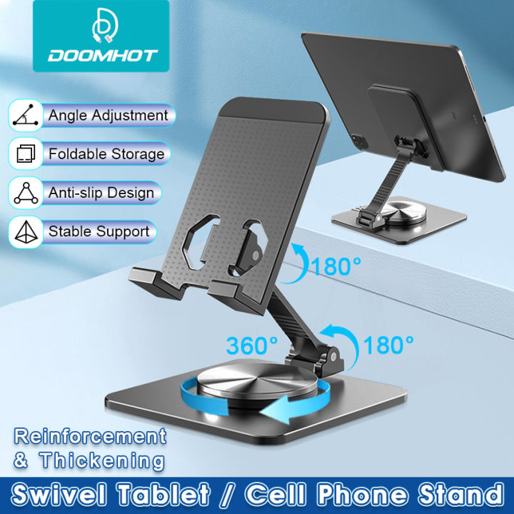 DoomHot Cell Phone Stand Portable Foldable Adjustable Ergonomic Tablet