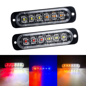 PENCL 1Piece 12V 24V Flashing Warning Light Grill Strobe lamp Car led light bar Beacon Emergency Signal Lamp for Car Truck Motorcycles